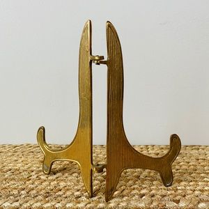 Vintage brass Easel